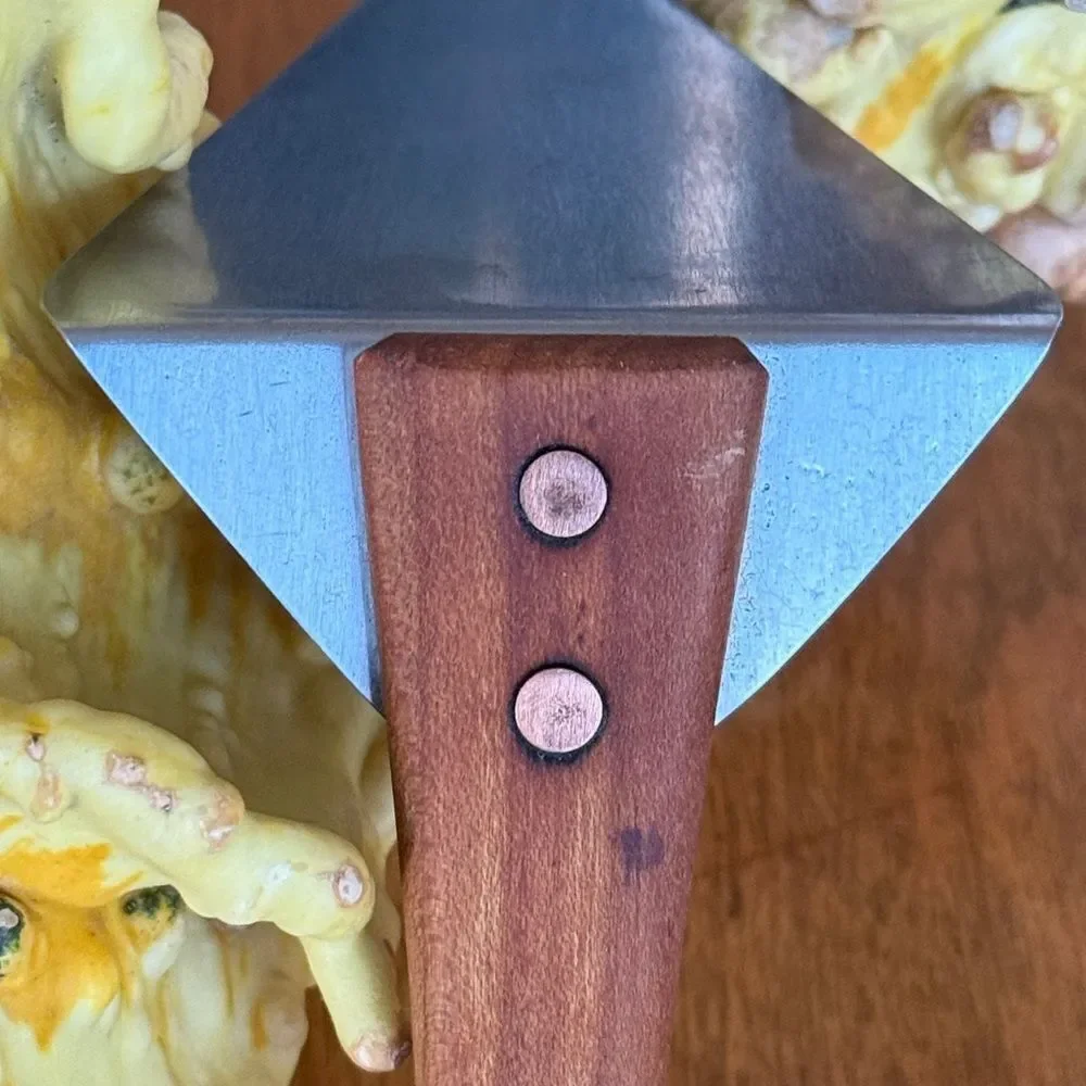 Handmade Madrona Wood Pie Server